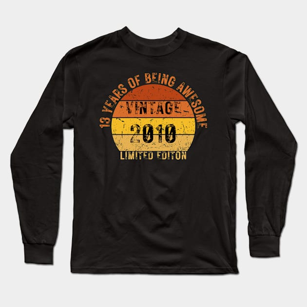 13 years of being awesome limited editon Long Sleeve T-Shirt by HandrisKarwa